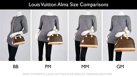 louis vuitton alma size guide|louis vuitton galliera sizes.